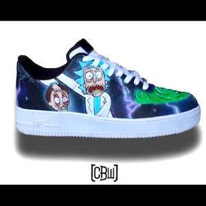 Nike Rick and morty customs